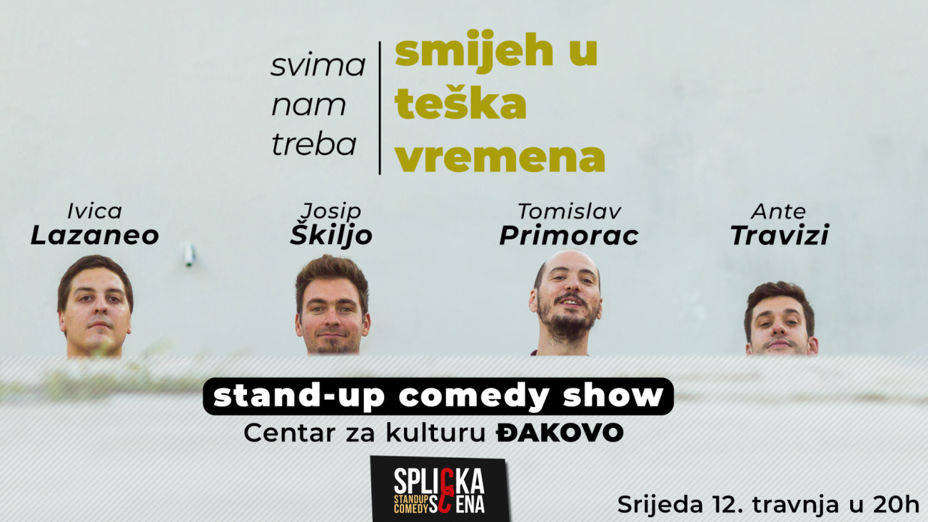 Image Đakovo: "Smijeh u teška vremena" - Stand-up Comedy Show SplickeScene
