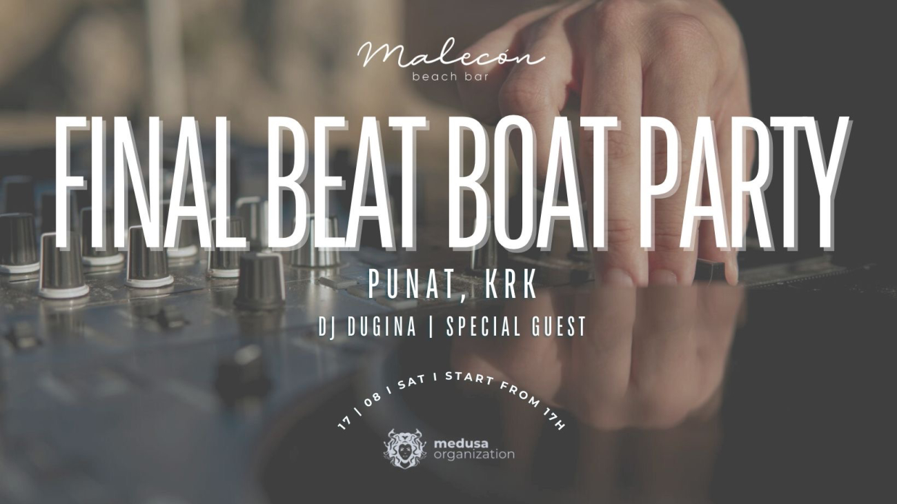 Final Beat Tickets for : Final beat boat party by Medusa 2024 | CoreEvent