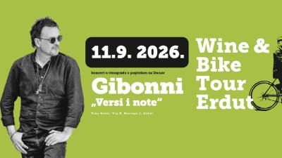 Image Gibonni: Versi i note / Wine & Bike Tour Erdut 2026