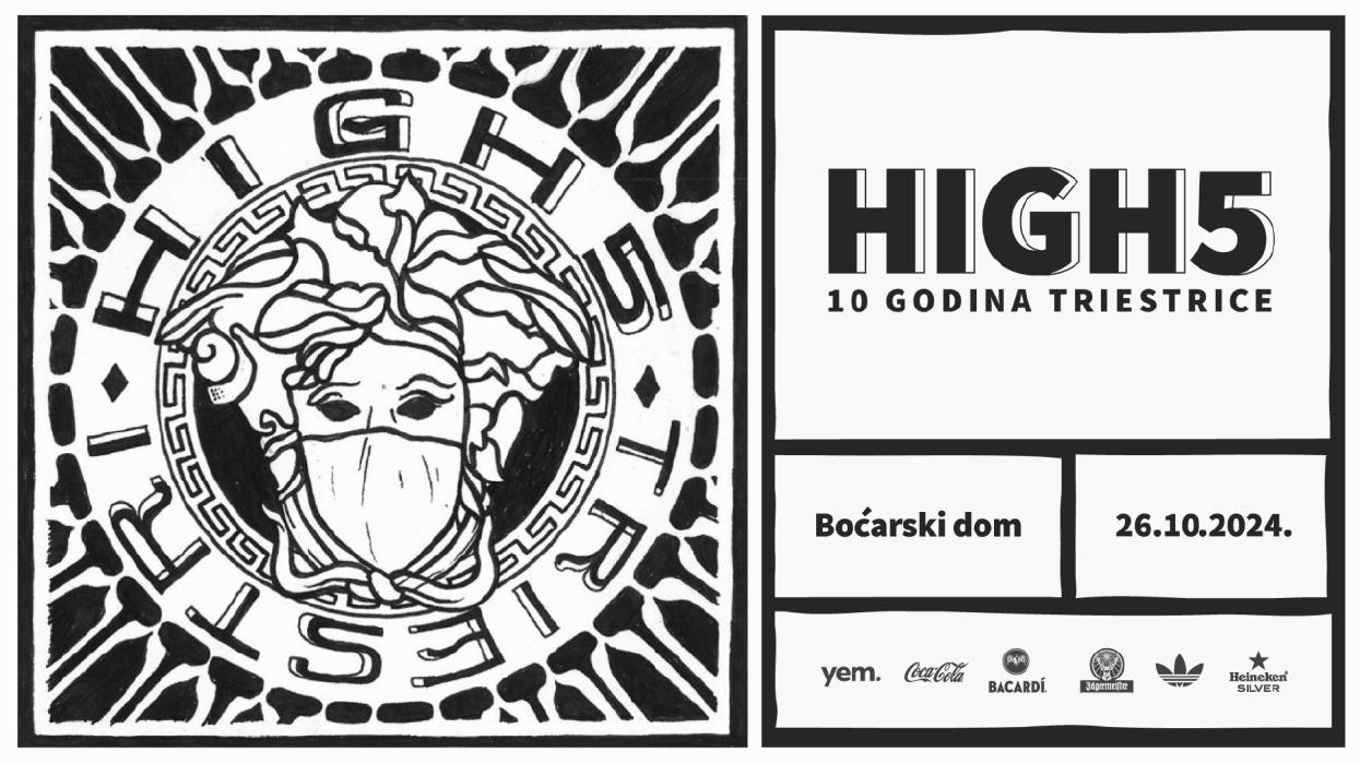 Image HIGH5 U BOĆARSKOM DOMU - 10 GODINA TRIESTRICE