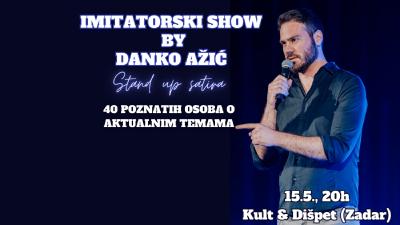 Image Imitatorski show by Danko Ažić - stand up satira