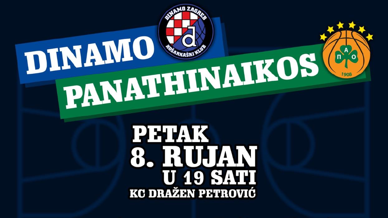 Image OTKAZANO - KK DINAMO - PANATHINAIKOS BC, prijateljska utakmica