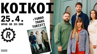 Image KOIKOI I TURBO TRANS TURISTI @ REGENERATOR,  ZABOK