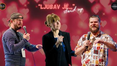Image "LJUBAV JE..." stand up comedy @ Katran Zagreb
