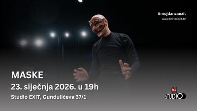 Image MASKE - 23.1.2026., Studio EXIT