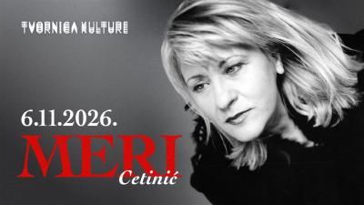 Image MERI CETINIĆ  u Tvornici kulture