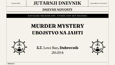Image Murder Mystery: Ubojstvo na jahti- DUBROVNIK