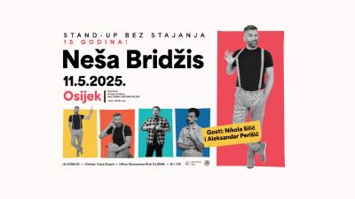 Image NEŠA BRIDŽIS: STAND-UP BEZ STAJANJA - 15 GODINA