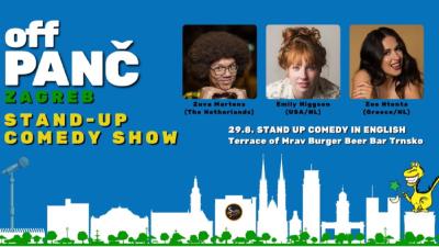 Image off PANČ stand up comedy show (in English)