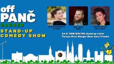 Image off PANČ stand up comedy Srb/BiH/Hr večer