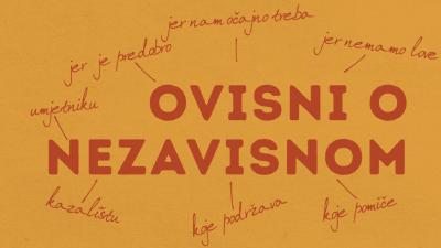 Image Ovisni o nezavisnom: ESTETIKA OTPORA, tribina