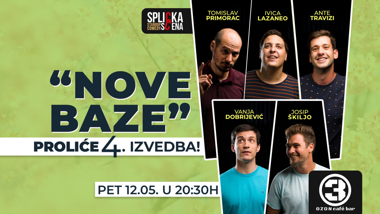 Image Ozon Bar, Split: NOVE BAZE PROLIĆE - 4. IZVEDBA! - Stand-up Comedy Show SplickeScene