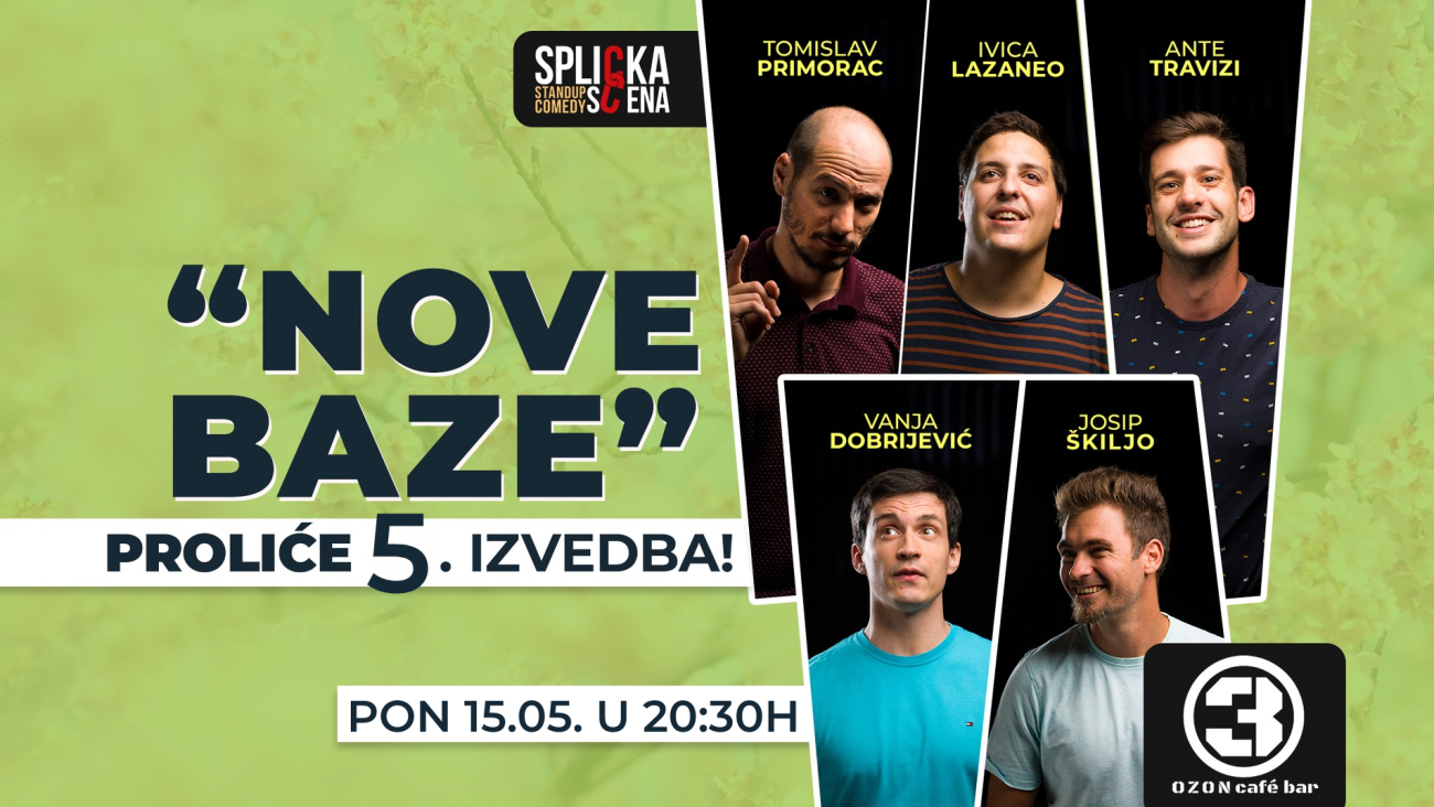 Image Ozon Bar, Split: NOVE BAZE PROLIĆE - 5. IZVEDBA! - Stand-up Comedy Show SplickeScene