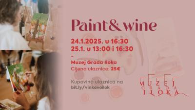 Image Paint&Wine na Vinkovu u Iloku - petak 24.1. u 16:30