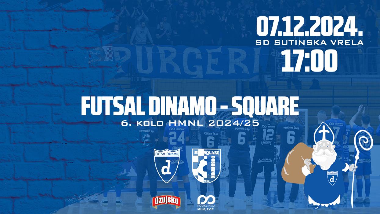 Image PLAVI SVETI NIKOLA 2024: FUTSAL DINAMO - SQUARE