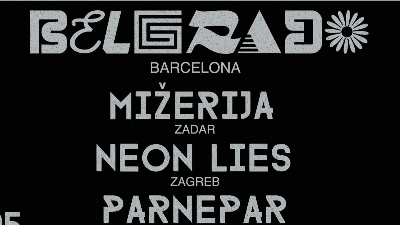 Image Post-Punk Gig: Belgrado, Mižerija, Neon Lies, Parnepar