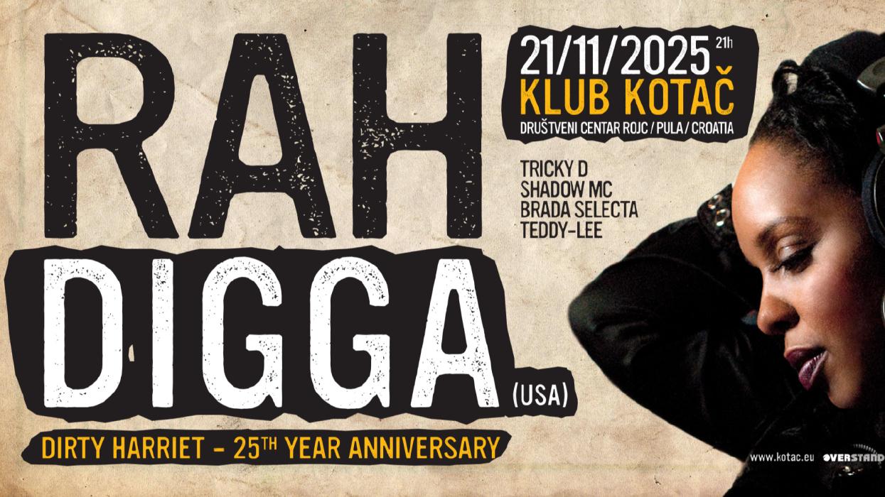 Rah Digga (USA) u Klubu Kotač, Pula