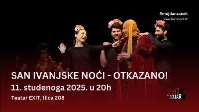 Image OTKAZANO! - SAN IVANJSKE NOĆI - 11.11.2025., Teatar EXIT
