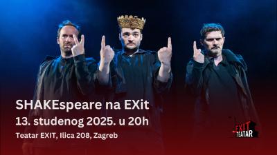Image SHAKEspeare na EXit - 13.11.2025., Teatar EXIT