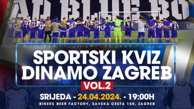 Image SPORTSKI KVIZ DINAMO ZAGREB VOL.2 - 24.04.2024.