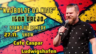 Image Stand up comedy show by Igor Drljo @Cafe Caspar