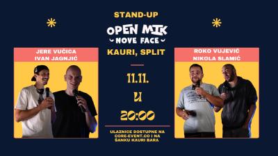 Image Stand Up - KAURI BAR  - Nove Face s Open Mik-a