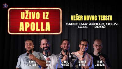Image STAND UP - UŽIVO IZ APOLLA - Večer novog teksta