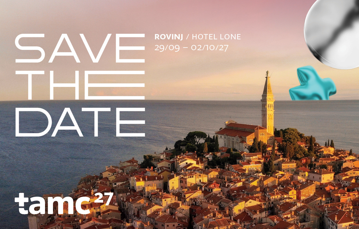 TAMC 2027 - Save the date, Rovinj, Hotel Lone, 29 September - 2 October 2027