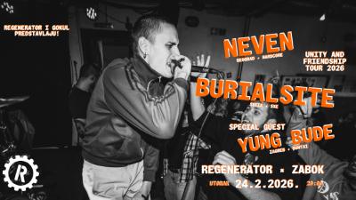 Image through the walls: Neven i Burialsite @Regenerator, Zabok