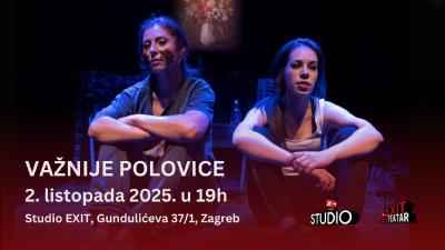 Image VAŽNIJE POLOVICE - 2.10.2025., Studio EXIT