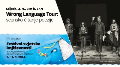 Image Wrong Language Tour: scensko čitanje poezije
