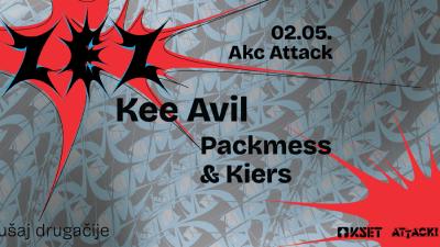 Image ZEZ x Attack: Kee Avil + Packmess & Kiers