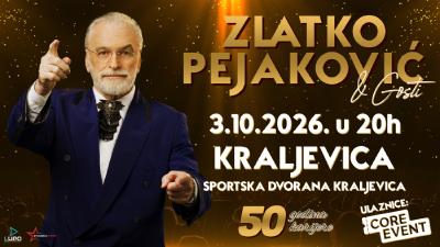 Image Zlatko Pejaković & Gosti - 50 godina karijere - Kraljevica