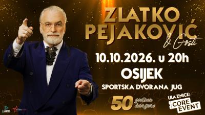 Image Zlatko Pejaković & Gosti - 50 godina karijere - Osijek